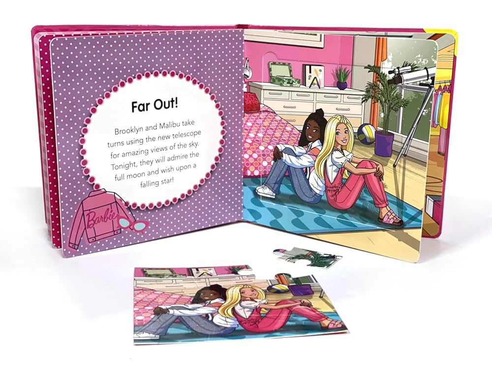 Barbie My First Puzzle Book - Jigsaw Puzzles for kids, 10